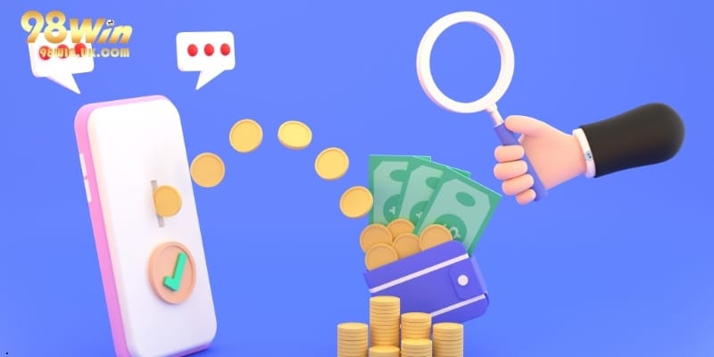 Đảm bảo thông tin tài khoản chính xác trước khi rút tiền 98WIN